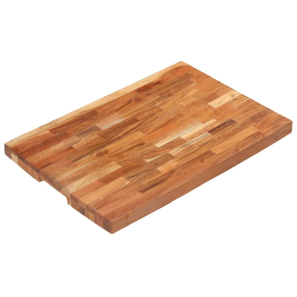 vidaXL Chopping Board 23.6"x15.7"x1.6" Solid Acacia Wood - Drakoi Marketplace