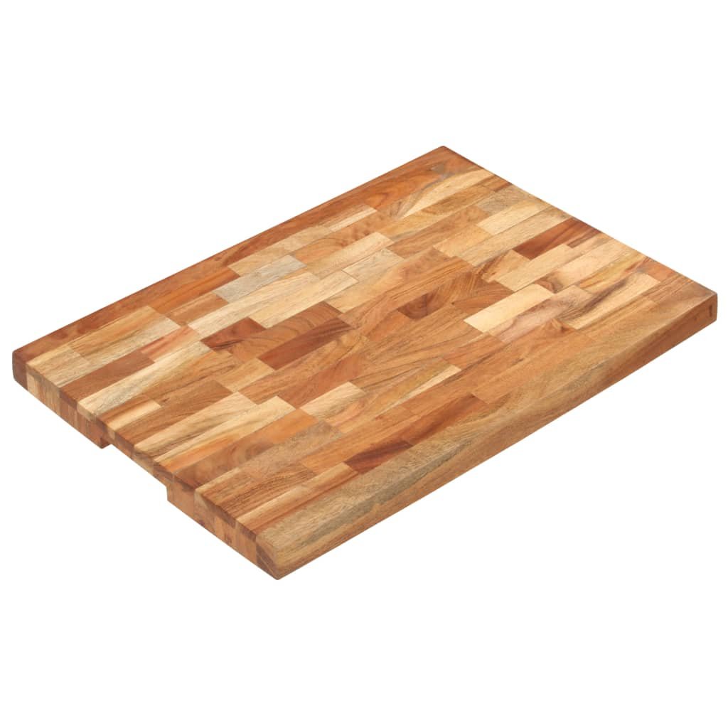 vidaXL Chopping Board 23.6"x15.7"x1.6" Solid Acacia Wood - Drakoi Marketplace