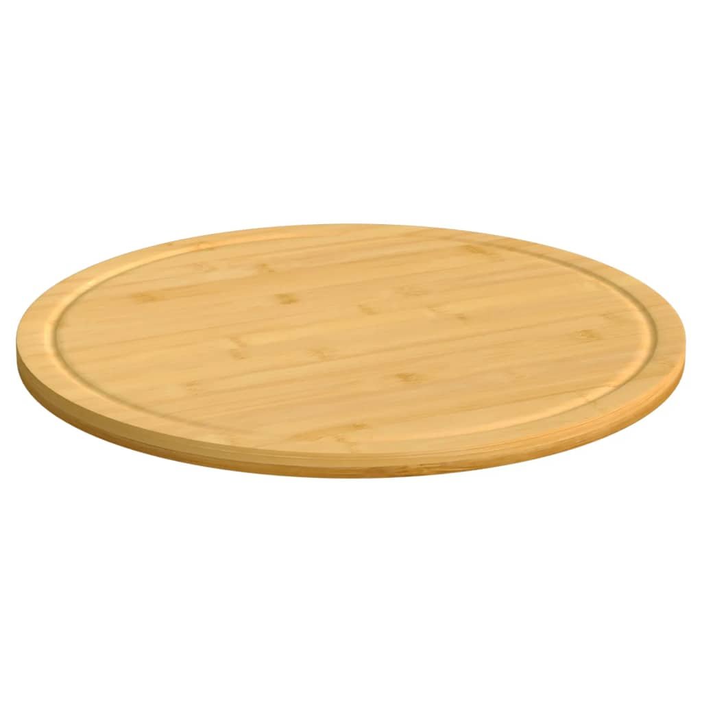 vidaXL Chopping Boards 6 pcs Ø11.8"x0.6" Bamboo - Drakoi Marketplace