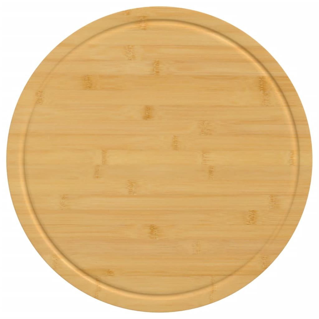 vidaXL Chopping Boards 6 pcs Ø11.8"x0.6" Bamboo - Drakoi Marketplace