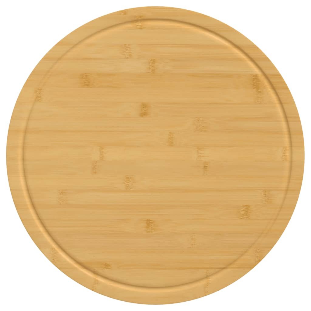 vidaXL Chopping Boards 6 pcs Ø15.7"x0.6" Bamboo - Drakoi Marketplace