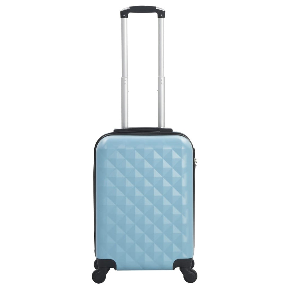 vidaXL Hardcase Trolley Blue ABS - Drakoi Marketplace