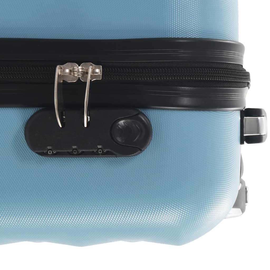 vidaXL Hardcase Trolley Blue ABS - Drakoi Marketplace