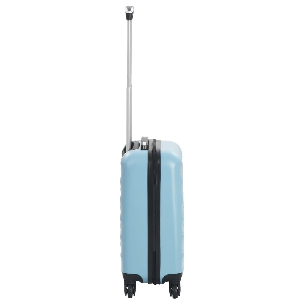 vidaXL Hardcase Trolley Blue ABS - Drakoi Marketplace