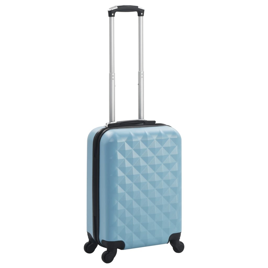 vidaXL Hardcase Trolley Blue ABS - Drakoi Marketplace