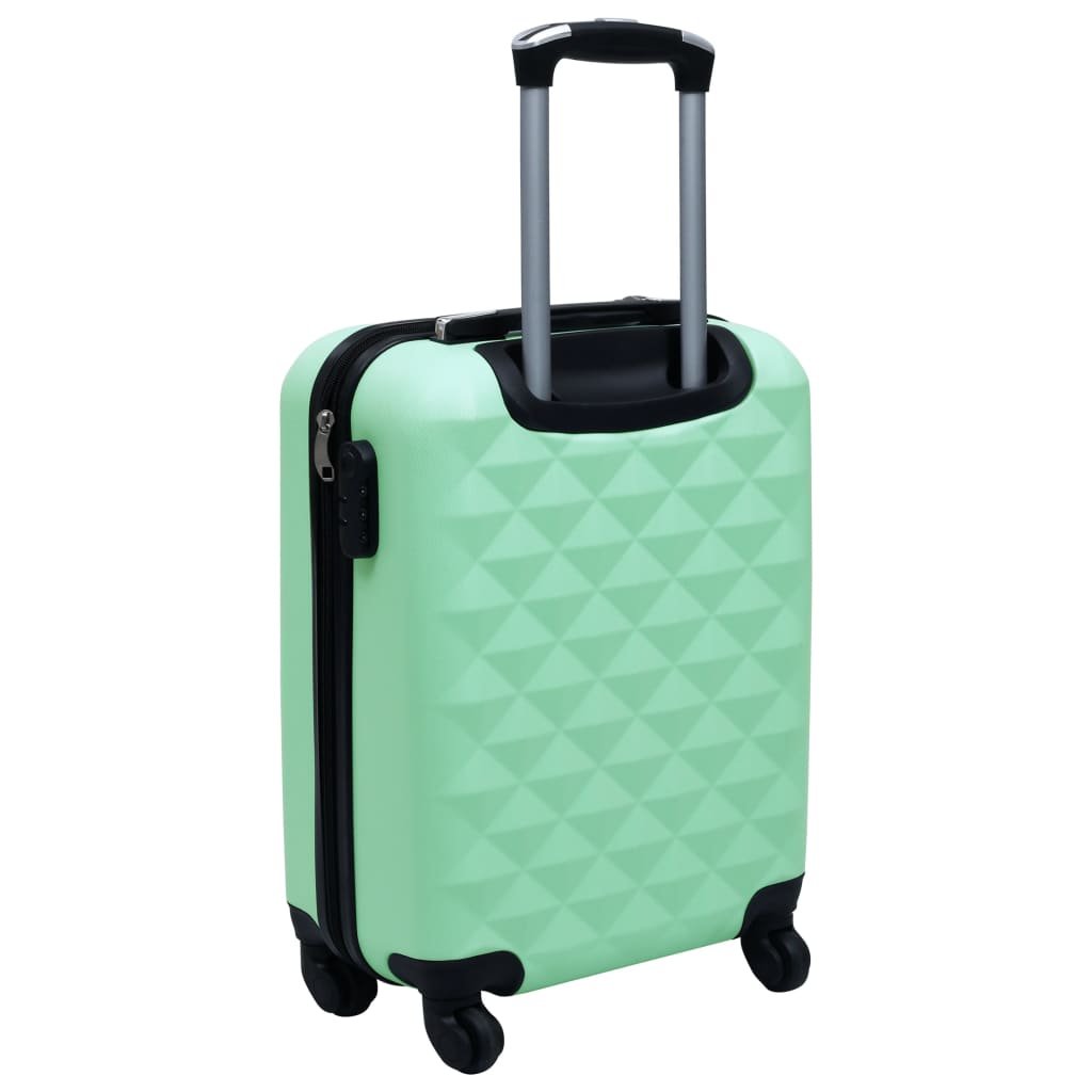 vidaXL Hardcase Trolley Mint ABS - Drakoi Marketplace