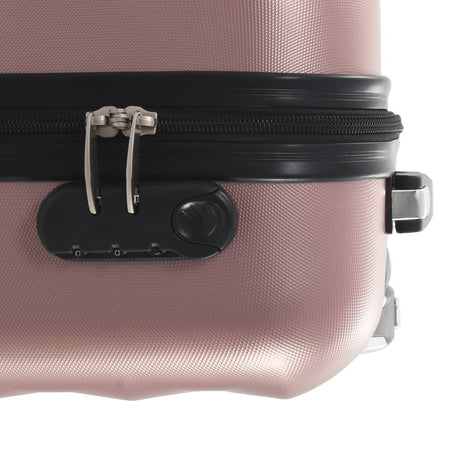 vidaXL Hardcase Trolley Rose Gold ABS - Drakoi Marketplace