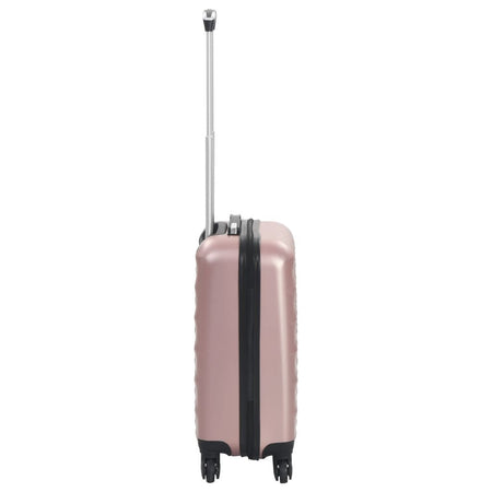 vidaXL Hardcase Trolley Rose Gold ABS - Drakoi Marketplace