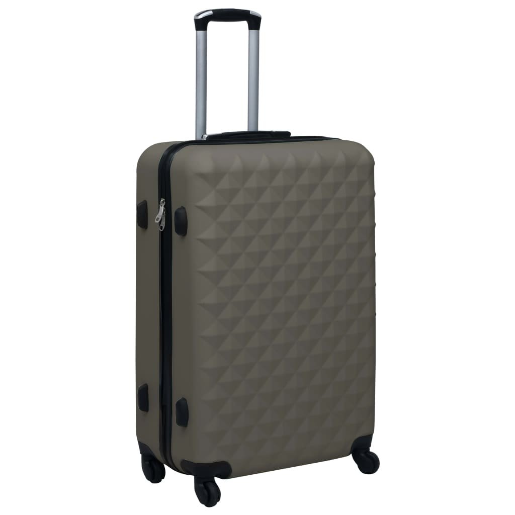 vidaXL Hardcase Trolley Set 2 pcs Anthracite ABS - Drakoi Marketplace