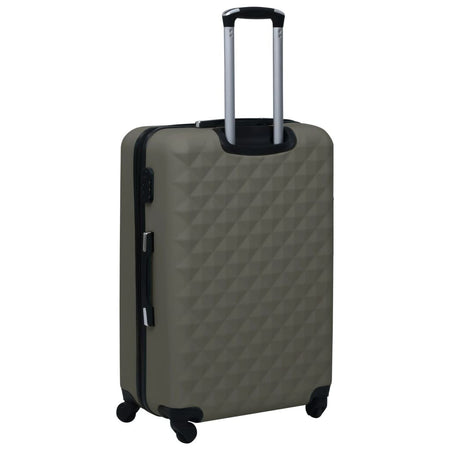 vidaXL Hardcase Trolley Set 2 pcs Anthracite ABS - Drakoi Marketplace