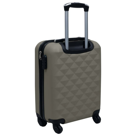 vidaXL Hardcase Trolley Set 2 pcs Anthracite ABS - Drakoi Marketplace