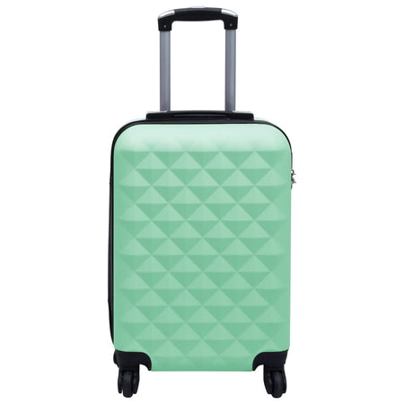 vidaXL Hardcase Trolley Set 2 pcs Mint ABS - Drakoi Marketplace