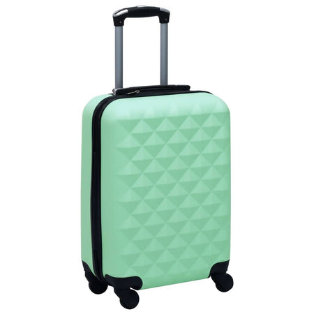 vidaXL Hardcase Trolley Set 2 pcs Mint ABS - Drakoi Marketplace