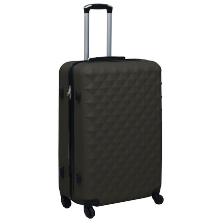 vidaXL Hardcase Trolley Set 3 pcs Anthracite ABS - Drakoi Marketplace