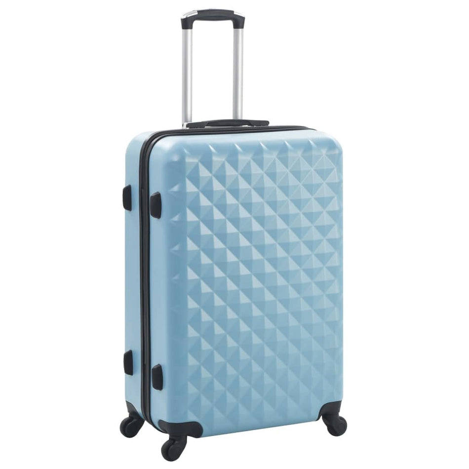 vidaXL Hardcase Trolley Set 3 pcs Blue ABS - Drakoi Marketplace