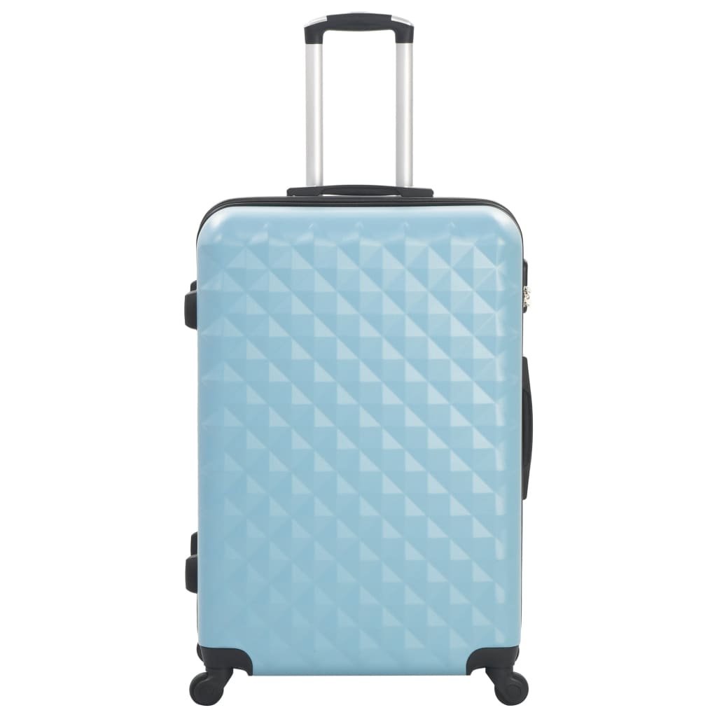 vidaXL Hardcase Trolley Set 3 pcs Blue ABS - Drakoi Marketplace