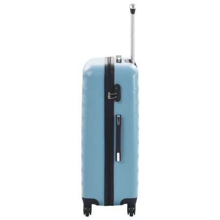 vidaXL Hardcase Trolley Set 3 pcs Blue ABS - Drakoi Marketplace