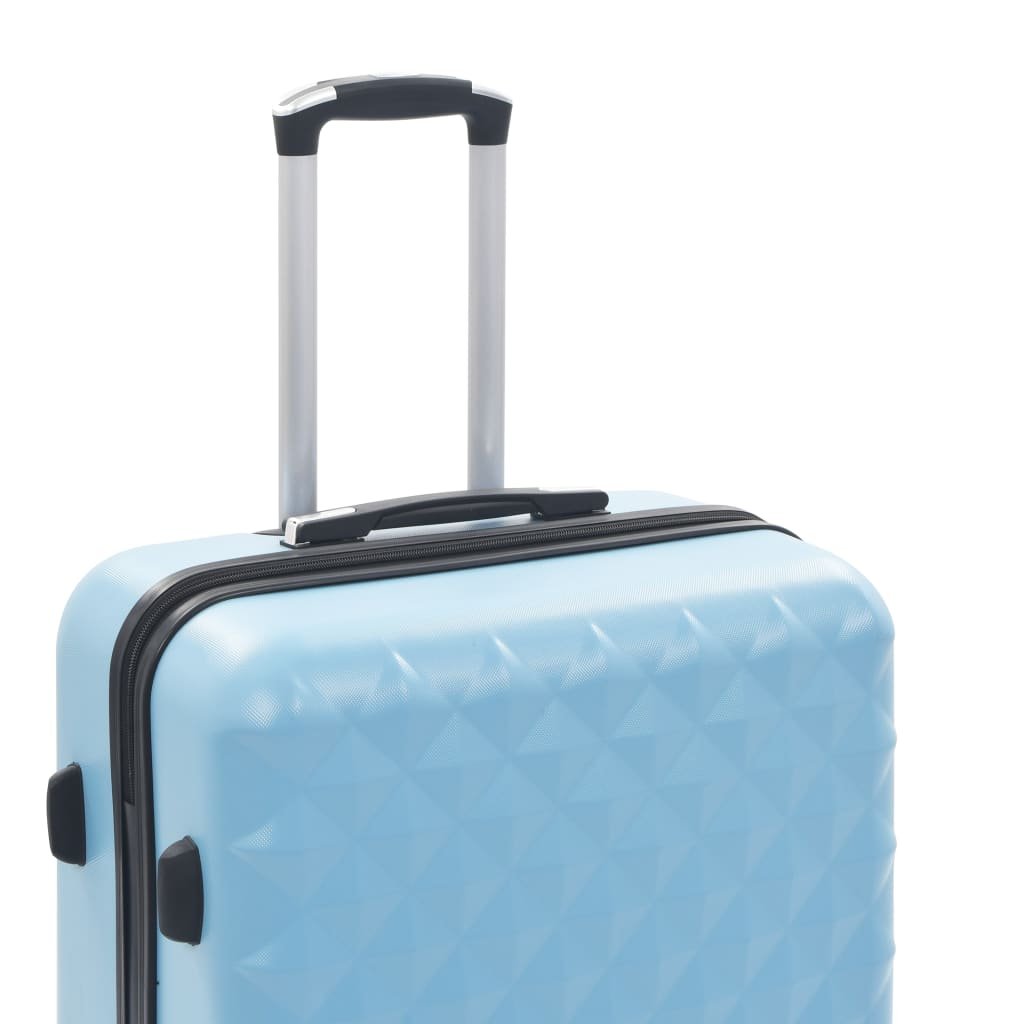 vidaXL Hardcase Trolley Set 3 pcs Blue ABS - Drakoi Marketplace