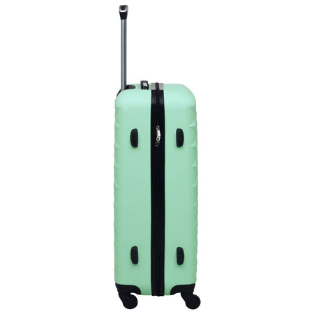 vidaXL Hardcase Trolley Set 3 pcs Mint ABS - Drakoi Marketplace