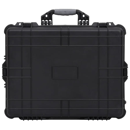 vidaXL Wheeled Flight Case Black 24.8"x19.7"x9.1" PP - Drakoi Marketplace