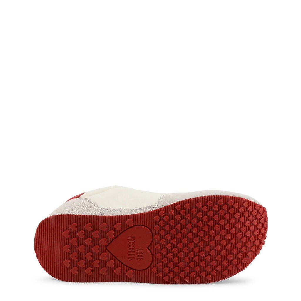 White Red Suede Sneakers - Drakoi Marketplace