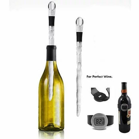 Winecicle - The Wine Chiller Icicle Stick and built in aerator - Drakoi Marketplace