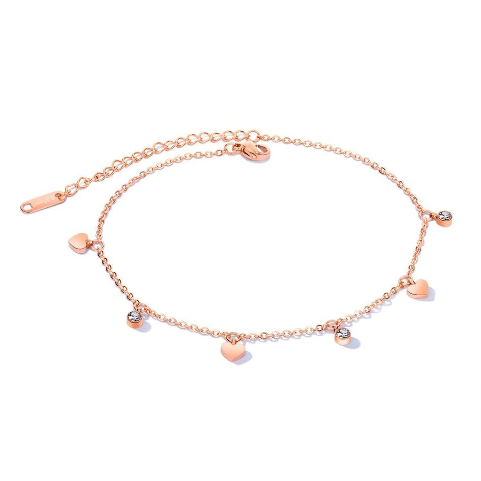 Womens Stainless Steel Anklet - Drakoi Marketplace