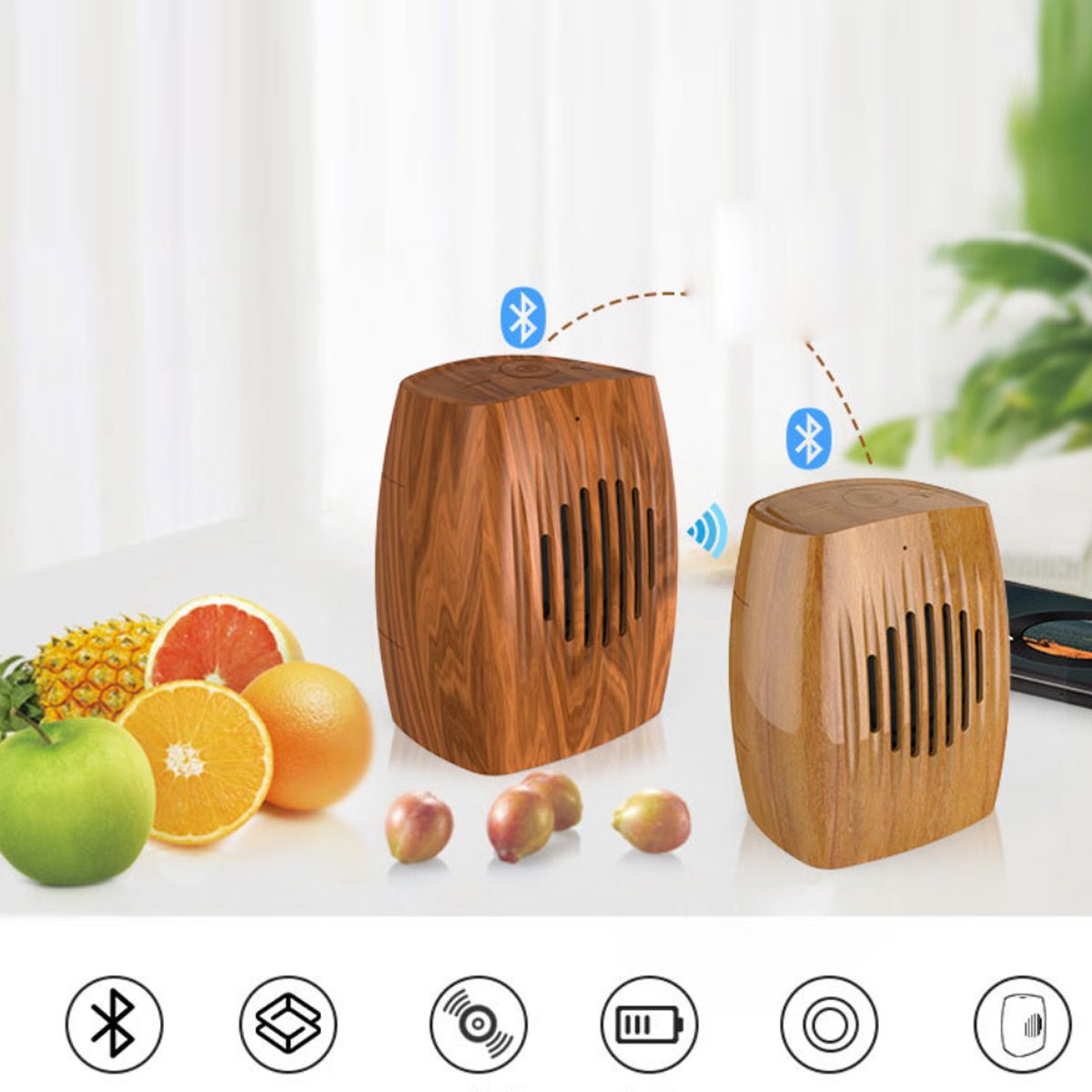 Wood Look Retro Bluetooth Speaker - Drakoi Marketplace