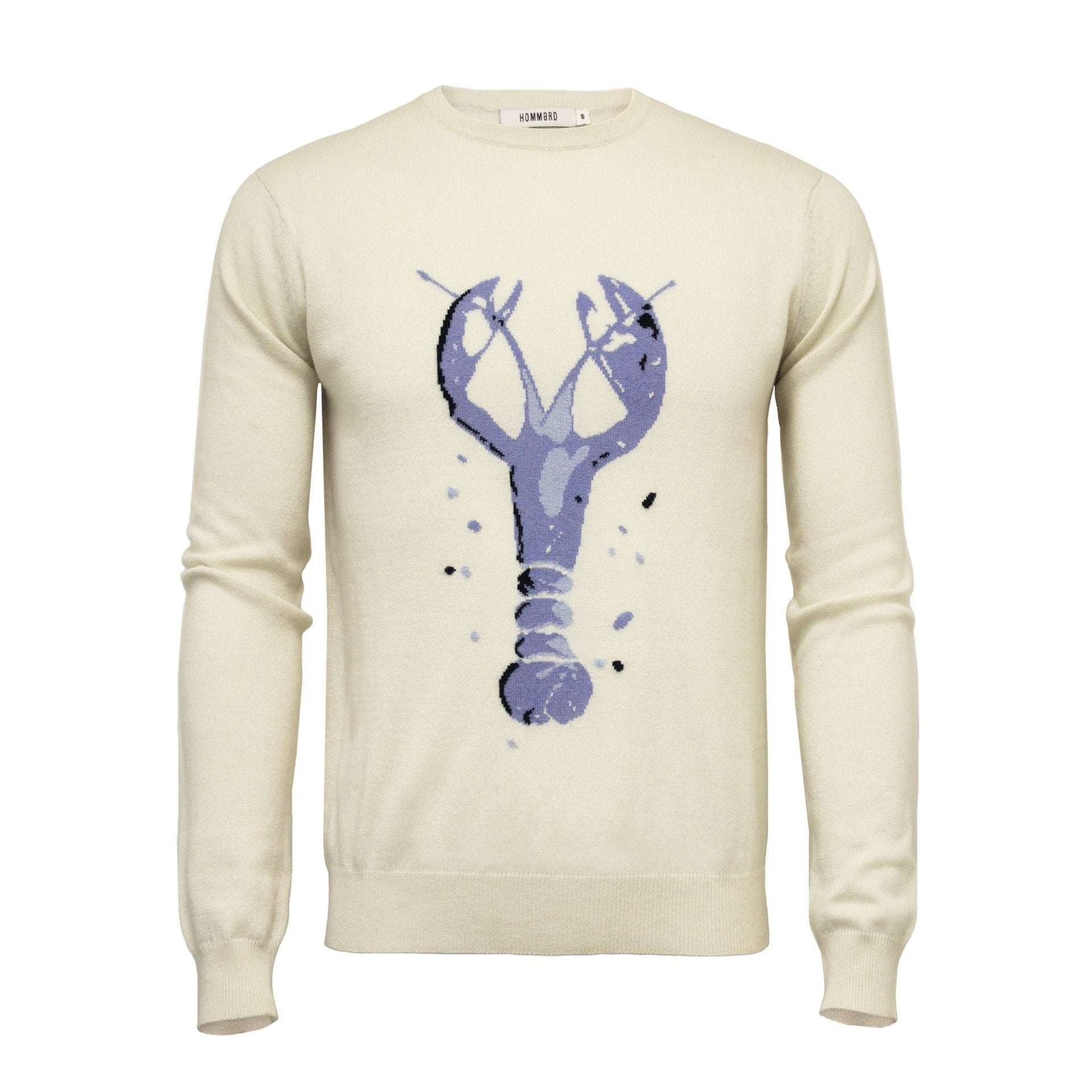 Woolwhite Crew Neck Lobster Intarsia Boracay - Drakoi Marketplace