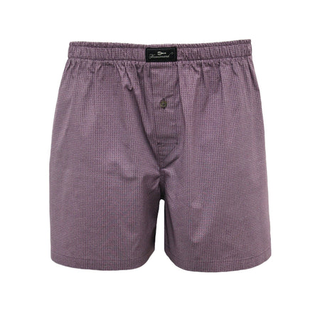 Woven Cotton Boxer Shorts Purple Ball BC003 - Drakoi Marketplace