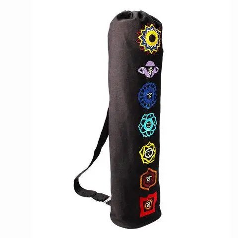 Yoga Bag - OMSutra Chakra Yoga Mat Bag - Drawstring - Drakoi Marketplace