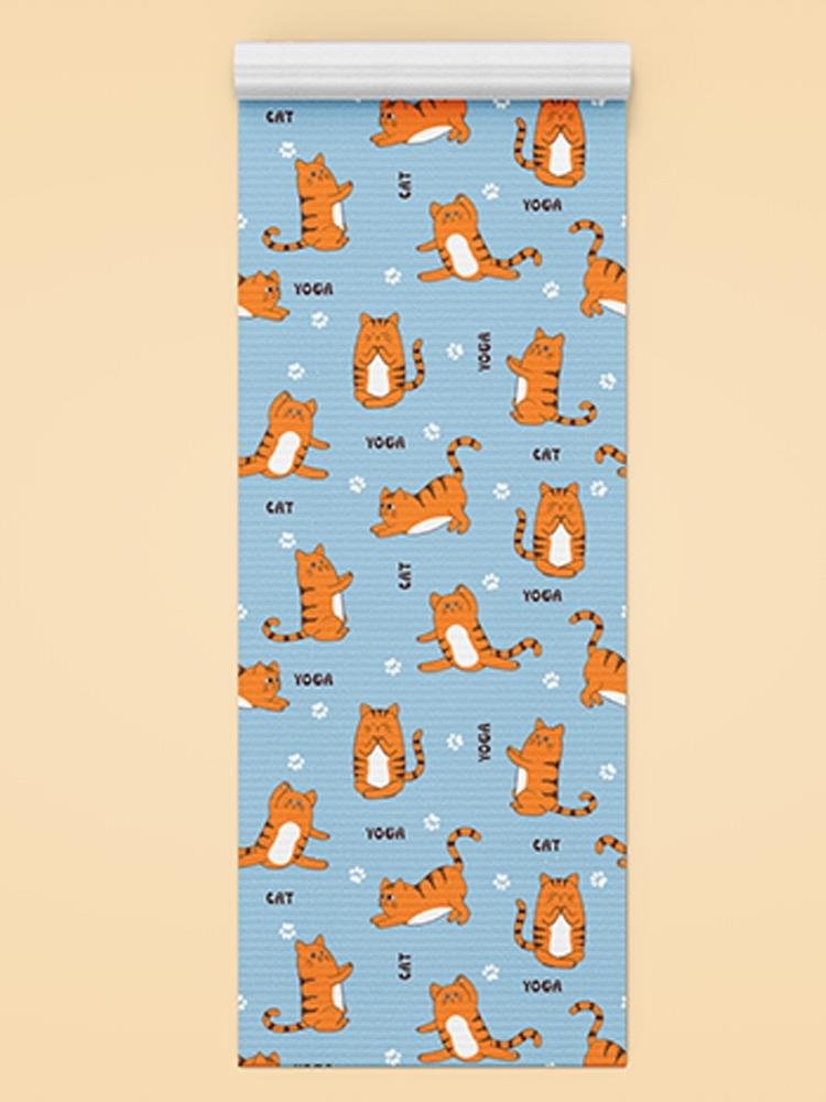 Yoga Cat Yoga Mat -Image by Shutterstock - Drakoi Marketplace