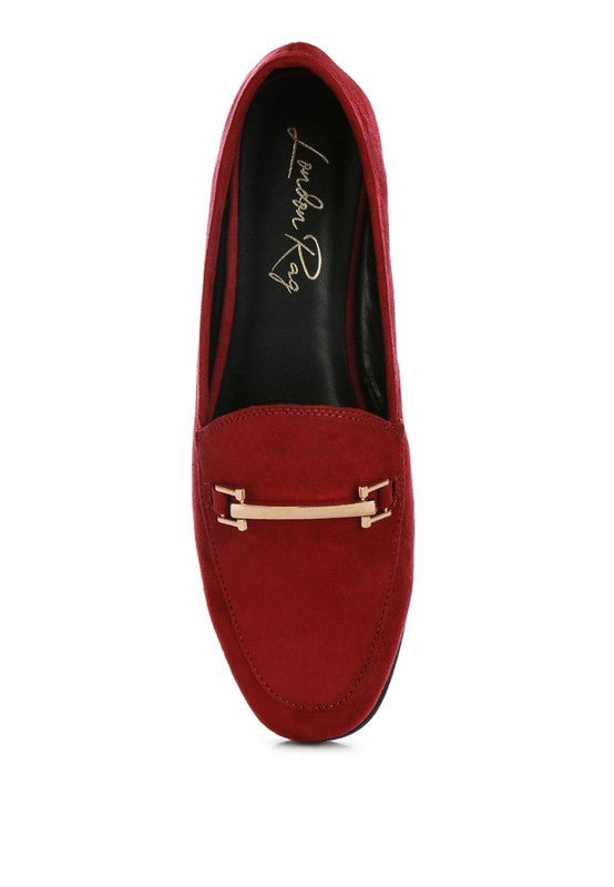 Zaara Solid Faux Suede Loafers - Drakoi Marketplace