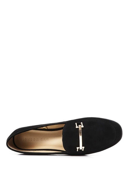 Zaara Solid Faux Suede Loafers - Drakoi Marketplace