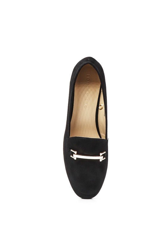 Zaara Solid Faux Suede Loafers - Drakoi Marketplace