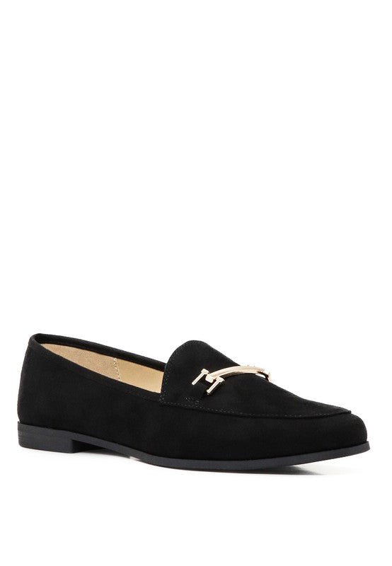 Zaara Solid Faux Suede Loafers - Drakoi Marketplace