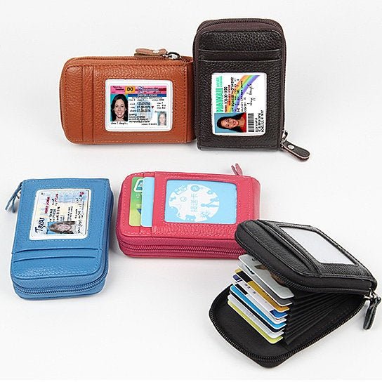 Zip Vault RFID Blocker Card Holder And Wallet - Drakoi Marketplace