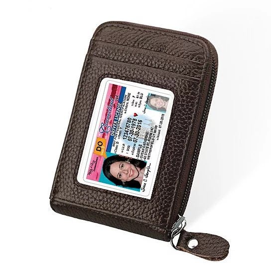 Zip Vault RFID Blocker Card Holder And Wallet - Drakoi Marketplace