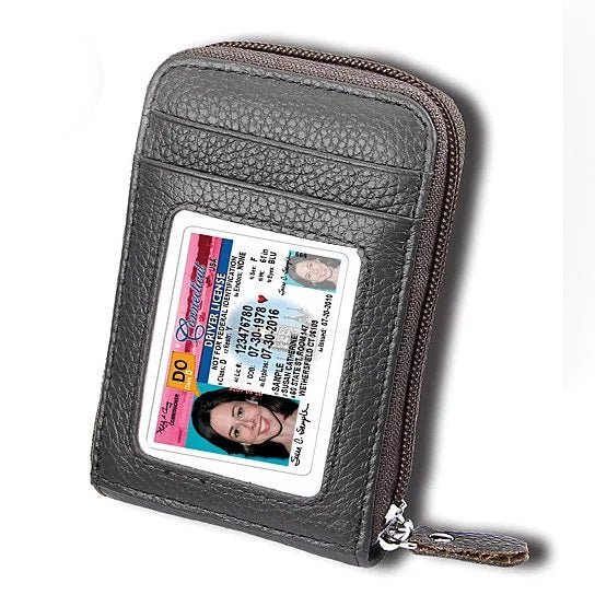 Zip Vault RFID Blocker Card Holder And Wallet - Drakoi Marketplace